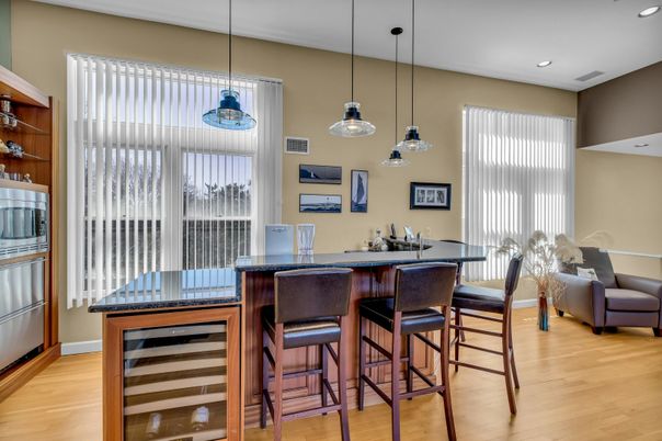 Interior, Pendant Lights, Recessed Lighting, Wood Texture Flooring