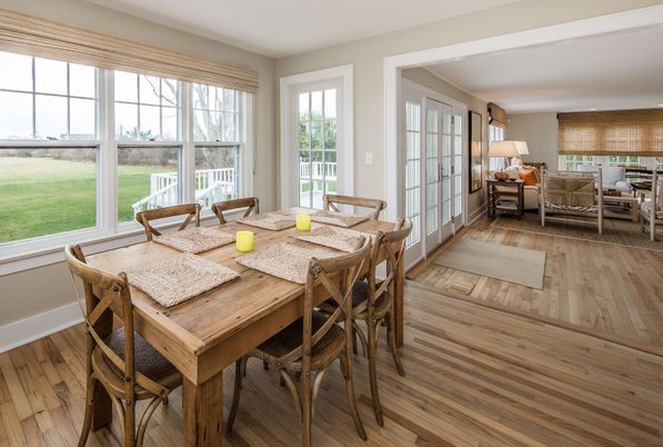 Dining room, Interior, Wood Texture Flooring