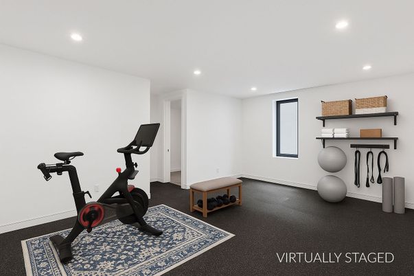 Fitness Equipment, Interior, Recessed Lighting