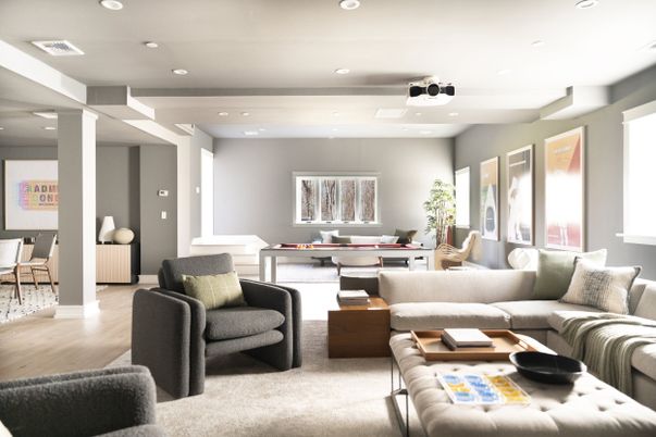 Game Room, Interior, Living room, Recessed Lighting