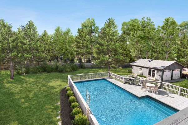 Backyard, Detached Garage, Exterior, Pool