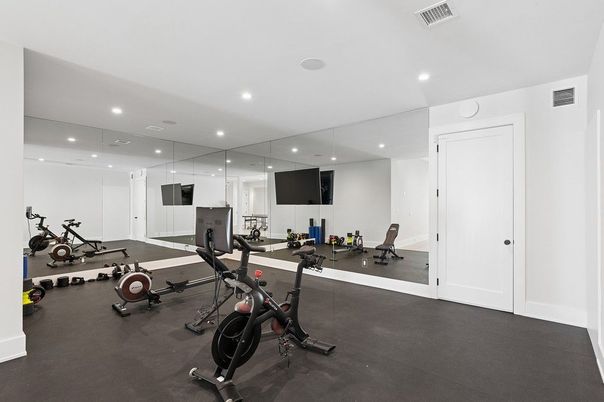 Fitness Equipment, Interior, Recessed Lighting