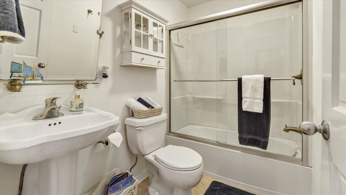 Bathroom, Glass Shower, Interior