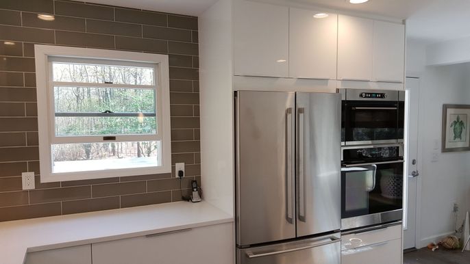 Interior, Kitchen, Recessed Lighting, Stainless Steel Appliances