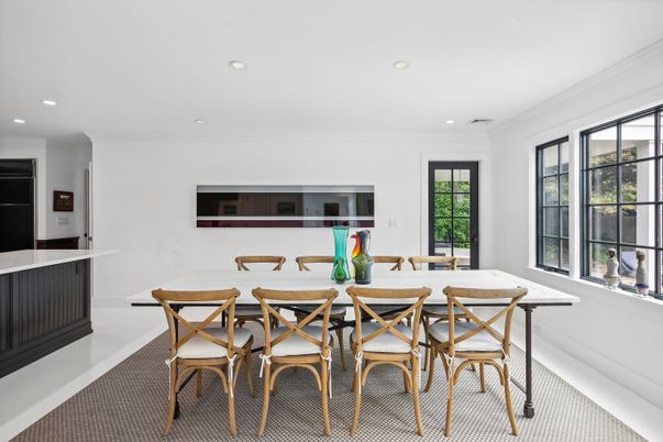 Dining room, Interior, Recessed Lighting