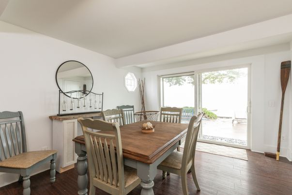 Dining room, Interior, Wood Texture Flooring