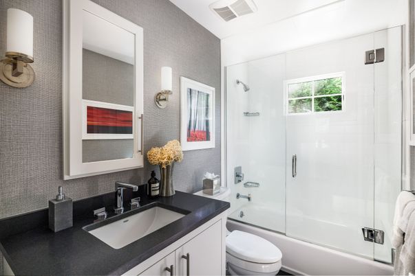 Bathroom, Glass Shower, Interior