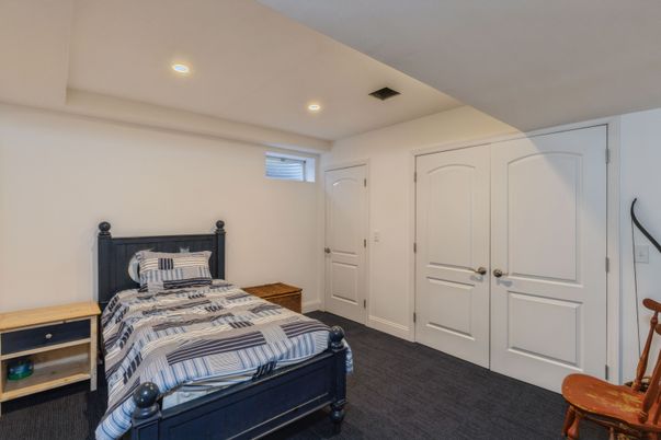 Bedroom, Interior, Recessed Lighting