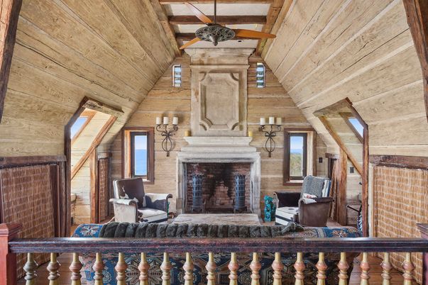 Fireplace, Interior, Wooden Beams, Wooden Ceilings, Wooden Walls