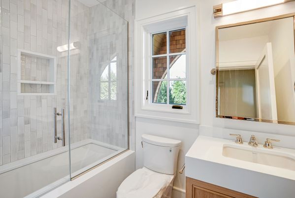 Bathroom, Glass Shower, Interior