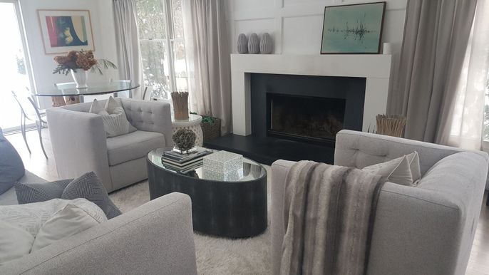 Fireplace, Interior, Living room
