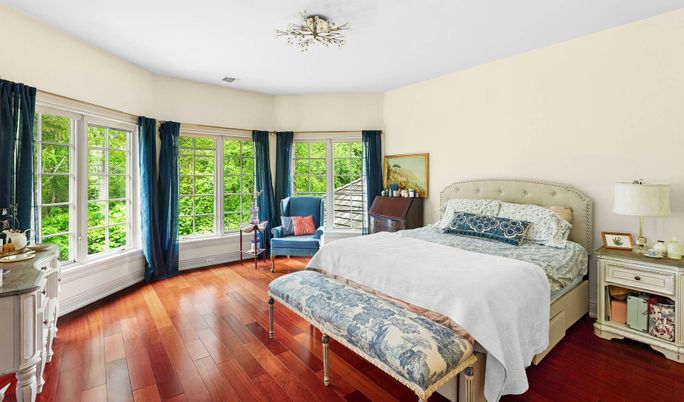 Bedroom, Interior, Wood Texture Flooring