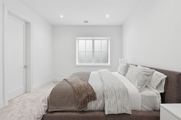 Bedroom, Interior, Recessed Lighting