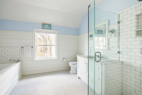 Bathroom, Glass Shower, Interior