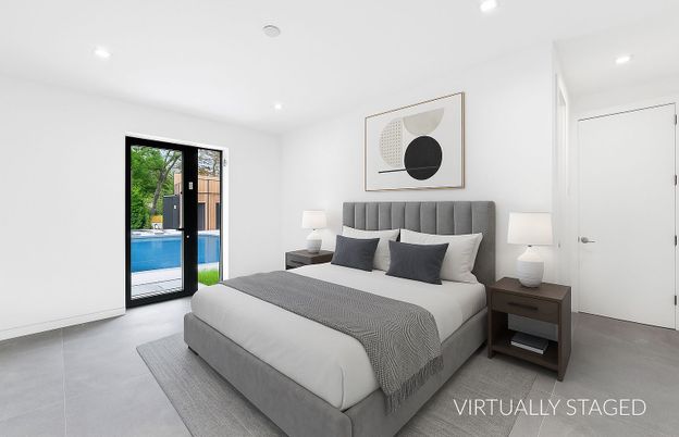 Bedroom, Interior, Recessed Lighting