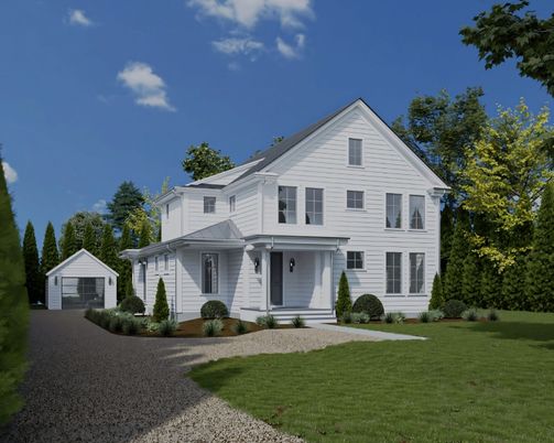Detached Garage, Exterior, Facade, Farmhouse