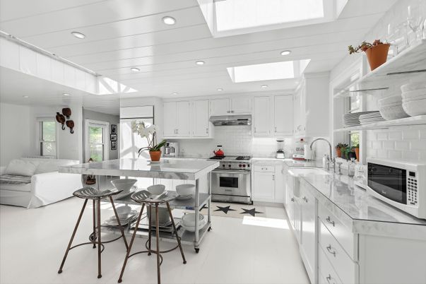 Interior, Kitchen, Recessed Lighting, Stainless Steel Appliances