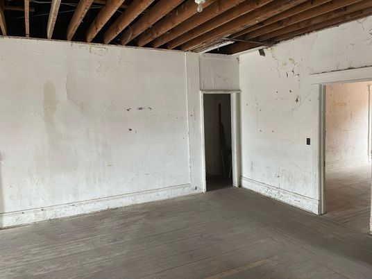 Empty room, Interior, Wooden Beams, Wood Texture Flooring