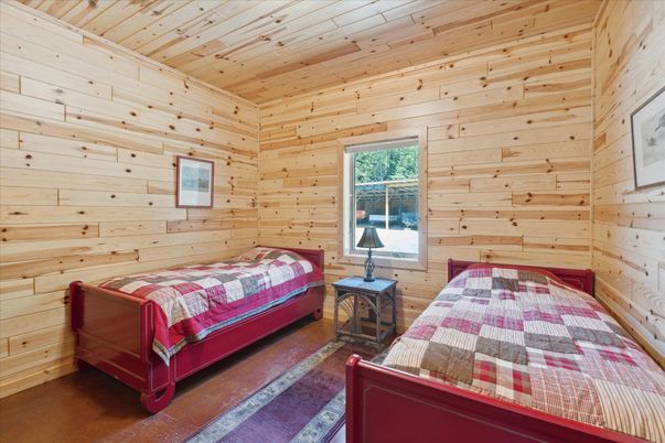 Bedroom, Interior, Wooden Ceilings, Wooden Walls