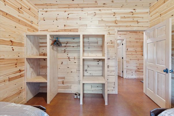 Empty room, Interior, Wood Texture Flooring, Wooden Walls