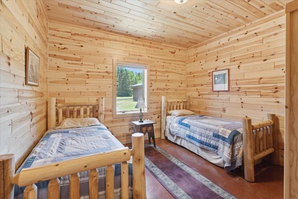 Bedroom, Interior, Wooden Ceilings, Wooden Walls