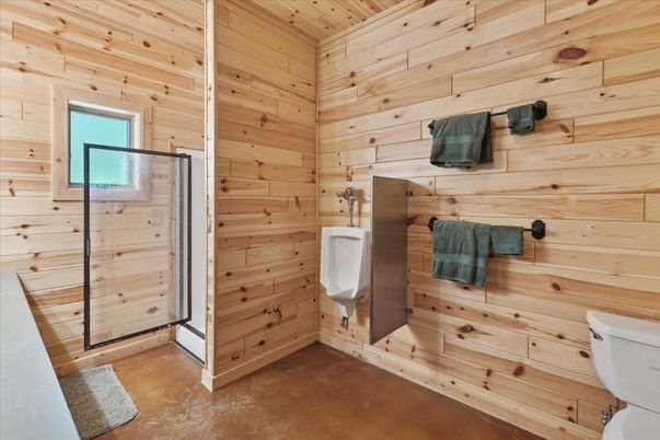 Bathroom, Interior, Wooden Walls