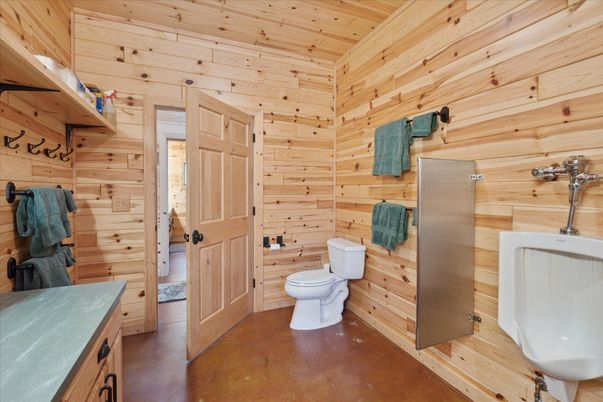 Bathroom, Interior, Wooden Ceilings, Wooden Walls