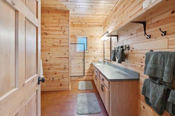 Bathroom, Interior, Wooden Ceilings, Wooden Walls