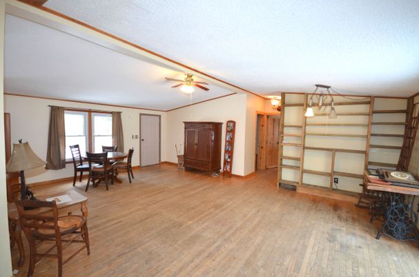 Dining room, Interior, Wood Texture Flooring