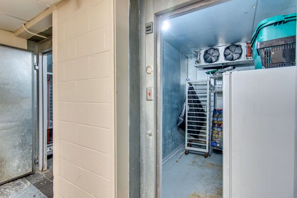 Elevator, Interior, Stone Walls