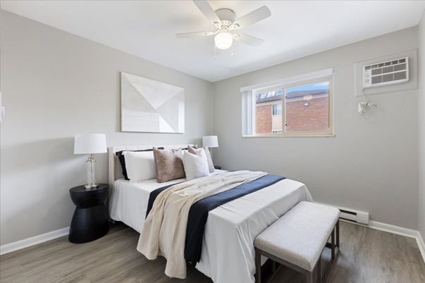 Bedroom, Interior, Wood Texture Flooring