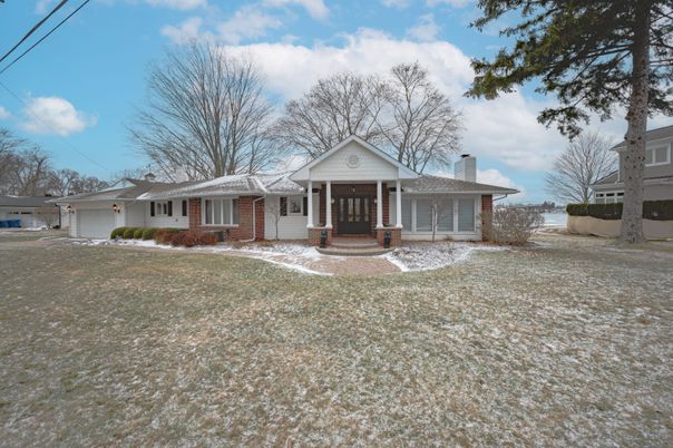Attached, Exterior, Facade, Brick Facade, Cape Cod