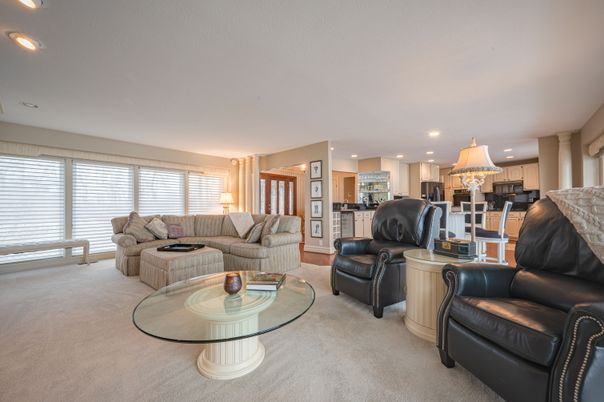 Interior, Kitchen, Living room, Recessed Lighting