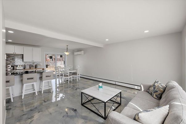 Dining room, Interior, Kitchen, Living room, Pendant Lights, Recessed Lighting