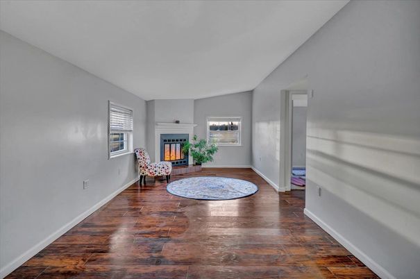 Fireplace, Interior, Wood Texture Flooring