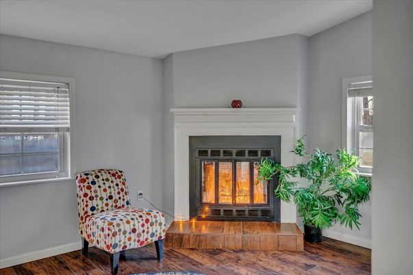 Fireplace, Interior, Wood Texture Flooring