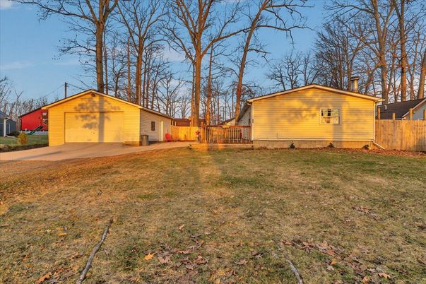 Backyard, Detached Garage, Exterior