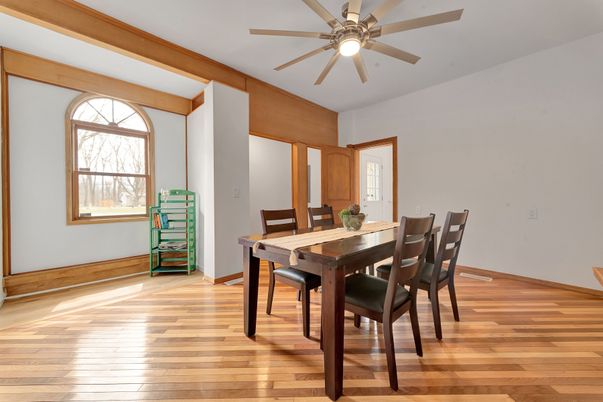 Dining room, Interior, Wood Texture Flooring