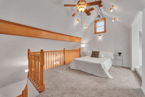 Bedroom, Interior, Wooden Beams