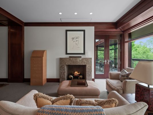 Fireplace, Interior, Living room, Recessed Lighting