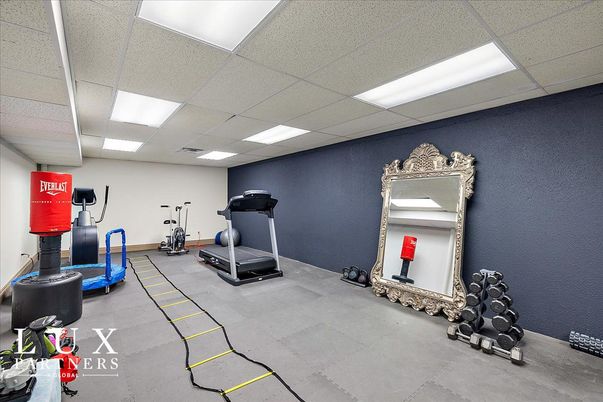 Fitness Equipment, Interior, Recessed Lighting