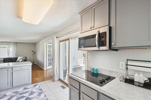 Interior, Kitchen, Living room, Wood Texture Flooring