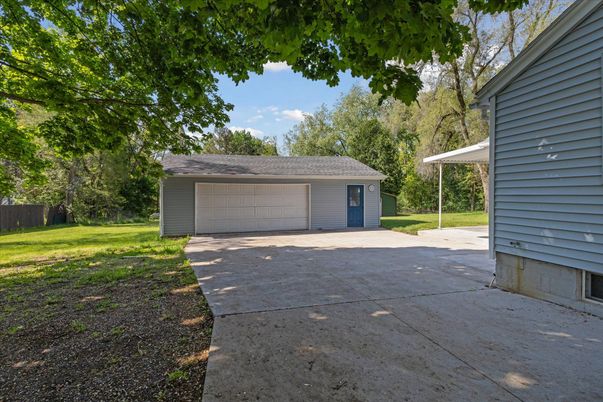 Backyard, Detached Garage, Exterior