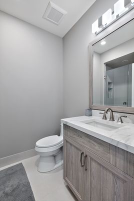 Bathroom, Interior, Recessed Lighting
