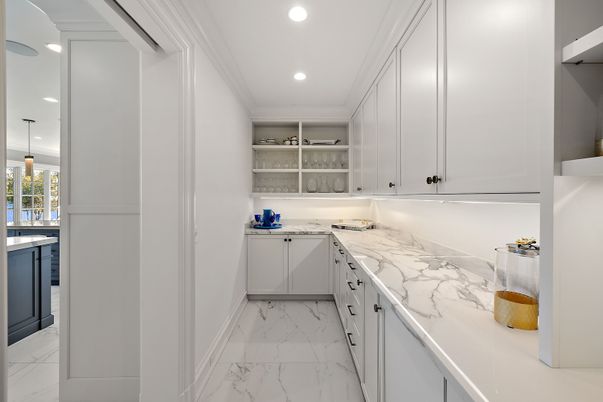 Interior, Marble, Recessed Lighting