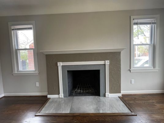 Fireplace, Interior, Wood Texture Flooring