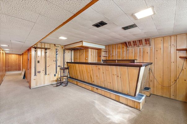 Interior, Recessed Lighting, Wooden Walls