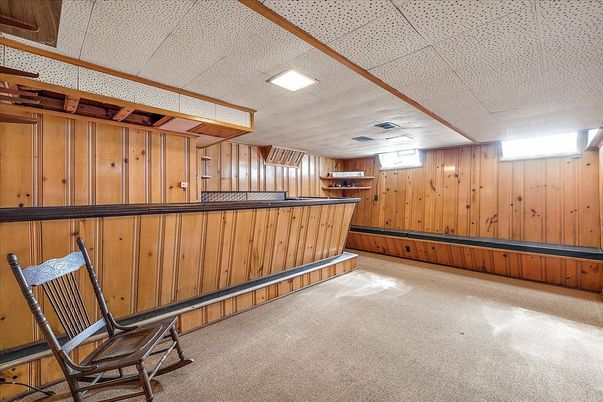 Interior, Recessed Lighting, Wooden Walls