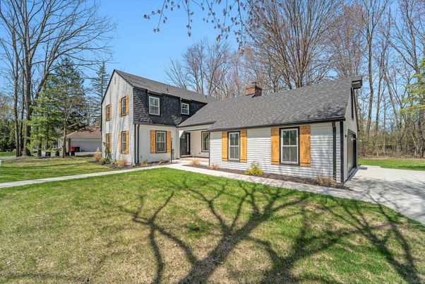 Attached, Backyard, Exterior, Facade, Cape Cod