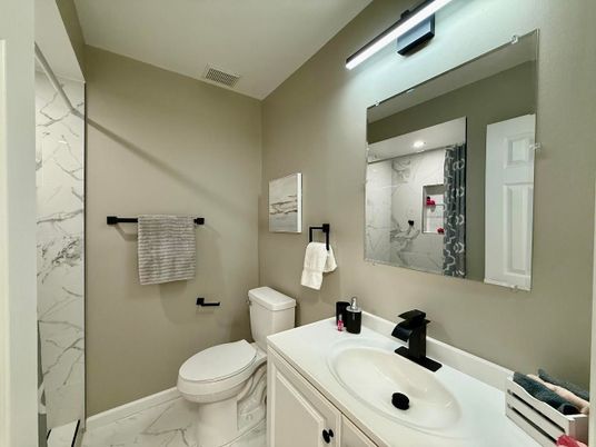 Bathroom, Glass Shower, Interior, Marble, Marble Walls